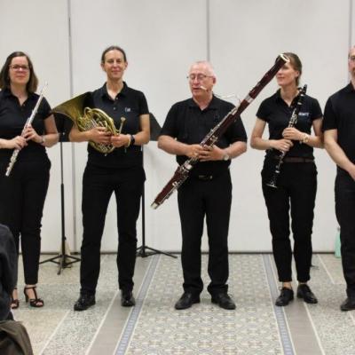 Concert pédagogique Quintette CinqRhône Mai 2024