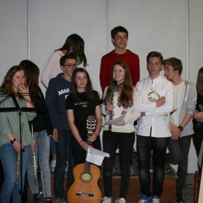 Concert du Lycée Option Musique Avril 2017