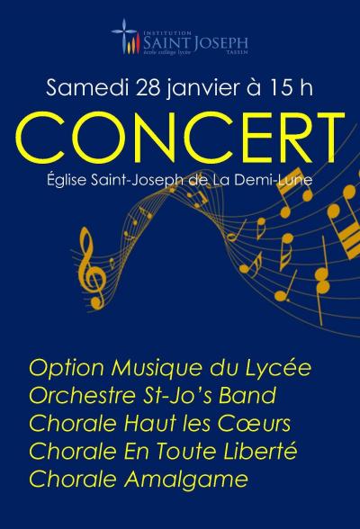 Affiche concert 28 janvier